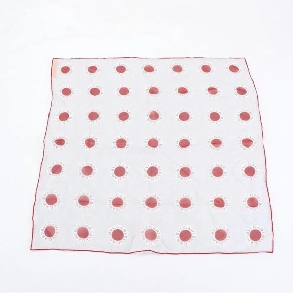 BLVGARY RED AND BLUE Silk Scarf - Picture 4 of 16